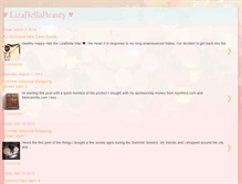 Tablet Screenshot of lizabellabeauty.blogspot.com