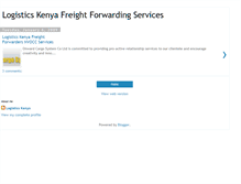 Tablet Screenshot of logistics-kenya-freight-forwarders.blogspot.com