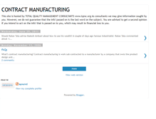 Tablet Screenshot of contractmanufacturing.blogspot.com