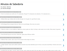 Tablet Screenshot of minutosdesabedoria.blogspot.com