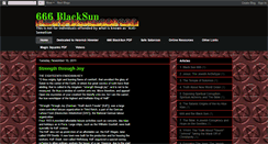 Desktop Screenshot of 666blacksun.blogspot.com