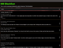 Tablet Screenshot of 666blacksun.blogspot.com