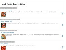 Tablet Screenshot of hand-made-creativities.blogspot.com