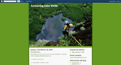 Desktop Screenshot of canyoningcaboverde.blogspot.com