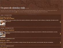 Tablet Screenshot of cienciofilia.blogspot.com