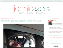 Tablet Screenshot of jennierosedesigns.blogspot.com