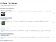 Tablet Screenshot of oldhamcats.blogspot.com