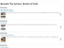 Tablet Screenshot of beneaththesurface-dawn.blogspot.com