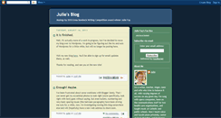 Desktop Screenshot of juliefaysblog.blogspot.com