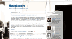 Desktop Screenshot of music-rumors.blogspot.com