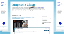 Desktop Screenshot of magnetic-clasp.blogspot.com