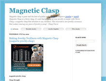 Tablet Screenshot of magnetic-clasp.blogspot.com