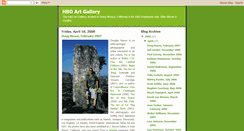 Desktop Screenshot of hboartgallery.blogspot.com