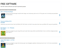 Tablet Screenshot of freesoftware-only.blogspot.com