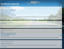 Tablet Screenshot of dysthyme-stoornis-dysthymie.blogspot.com