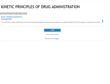 Tablet Screenshot of pharmacokinetic.blogspot.com