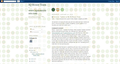 Desktop Screenshot of iqmoneyteam.blogspot.com