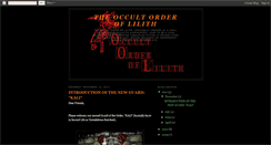 Desktop Screenshot of oolilith.blogspot.com