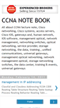 Mobile Screenshot of ccna--note-book.blogspot.com