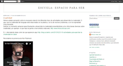 Desktop Screenshot of escuelaespacioparaser.blogspot.com