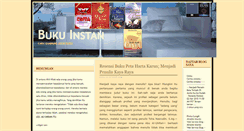 Desktop Screenshot of bukuinstan.blogspot.com
