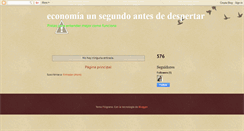 Desktop Screenshot of economiaunsegundoantesdedespertar.blogspot.com