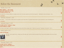 Tablet Screenshot of belowthebasement.blogspot.com