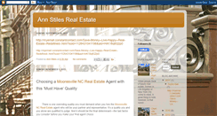 Desktop Screenshot of annstilesrealestate.blogspot.com