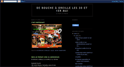 Desktop Screenshot of delabouchealoreille.blogspot.com