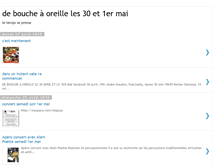 Tablet Screenshot of delabouchealoreille.blogspot.com