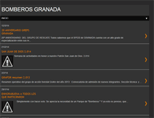 Tablet Screenshot of granadabomberos.blogspot.com