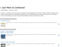 Tablet Screenshot of ijustwanttocelebrate.blogspot.com