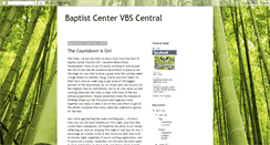 Desktop Screenshot of baptistcentervbs.blogspot.com