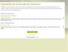 Tablet Screenshot of egresadosescueladecomercio.blogspot.com