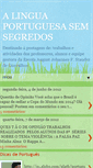 Mobile Screenshot of linguaportuguesasemsegredos.blogspot.com