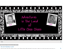 Tablet Screenshot of littlechoochoos.blogspot.com