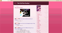 Desktop Screenshot of pinkpanther736.blogspot.com
