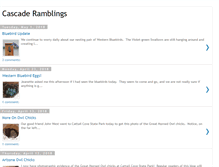 Tablet Screenshot of cascaderamblings.blogspot.com