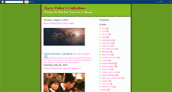 Desktop Screenshot of harrypotterscollections.blogspot.com