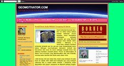 Desktop Screenshot of geomotivator.blogspot.com