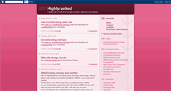 Desktop Screenshot of highlyranked.blogspot.com