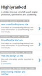 Mobile Screenshot of highlyranked.blogspot.com