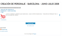 Tablet Screenshot of creaciondelpersonajebarcelona.blogspot.com