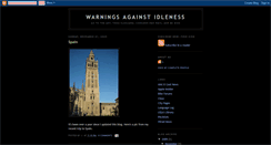 Desktop Screenshot of idlewarnings.blogspot.com