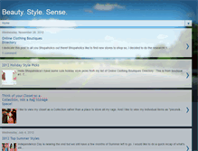 Tablet Screenshot of beautystylesense.blogspot.com
