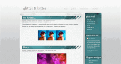 Desktop Screenshot of glitterandbitter.blogspot.com