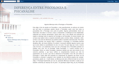 Desktop Screenshot of diferencaentrepsicologiaepsicanalise.blogspot.com