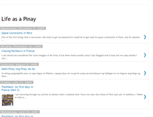 Tablet Screenshot of lifeasapinay.blogspot.com