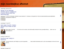 Tablet Screenshot of mijnnoordwijkseafkomst.blogspot.com