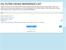 Tablet Screenshot of filterscrossreference.blogspot.com